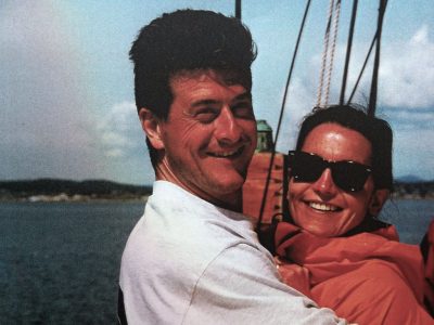 Mark with Juno, Whidby Island USA